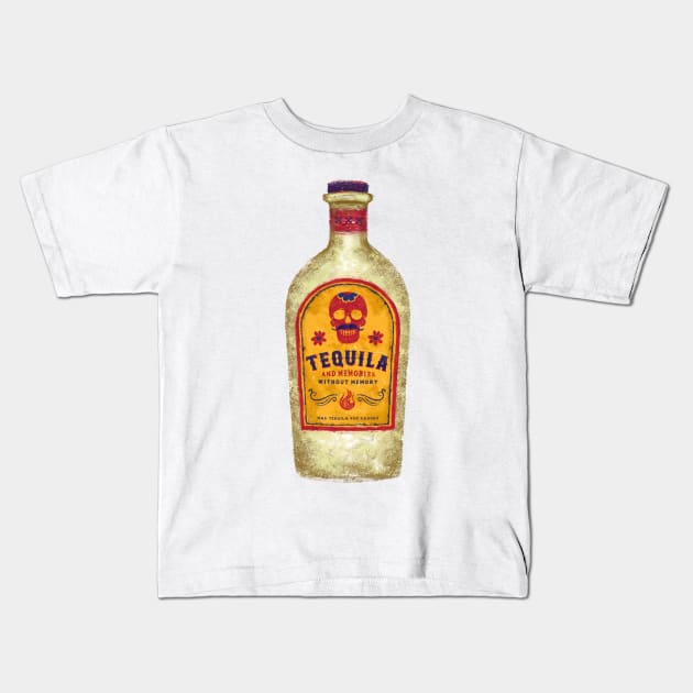 TEQUILA Kids T-Shirt by YANZO